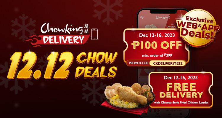 Chowking 12.12 Chow Deals Promo